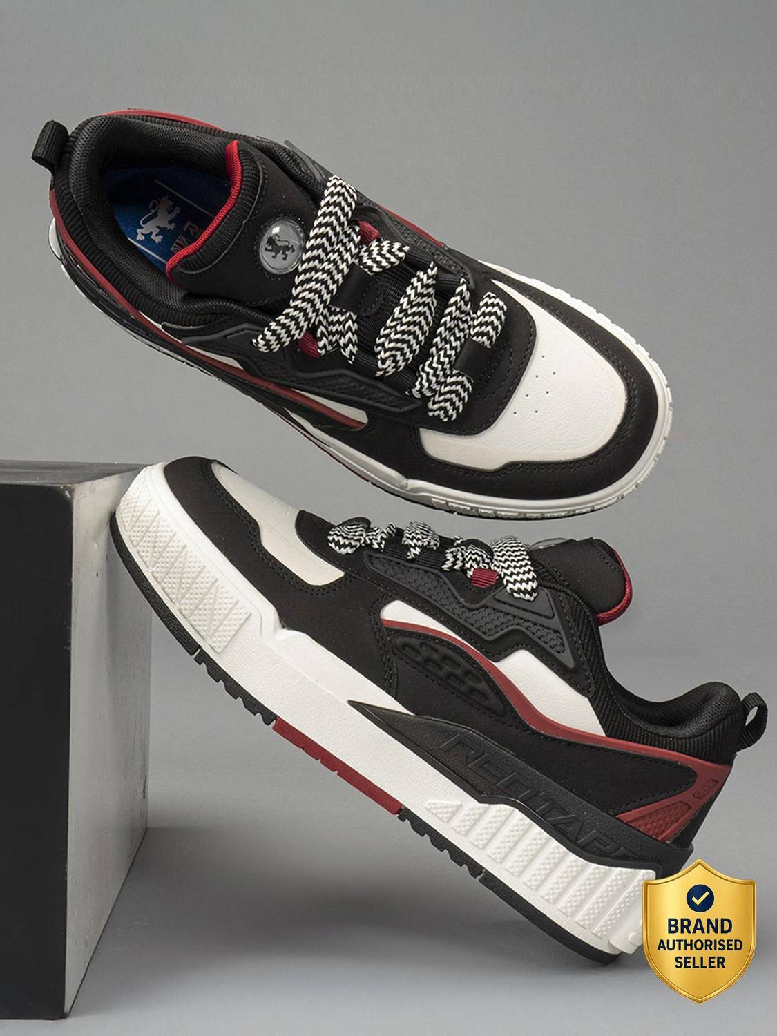 RED TAPE Lifestyle Men Red Sneakers - Image 1