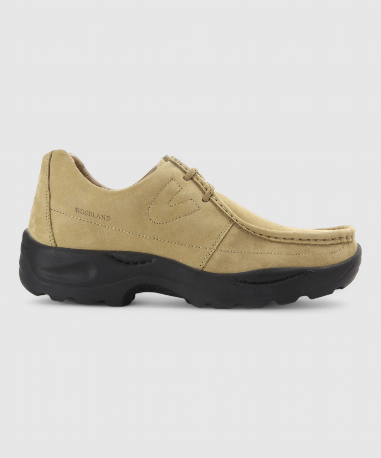 Image of WOODLAND Lace Up Lightweight Breathable Comfortable Daily Use Outdoor Shoes For Men