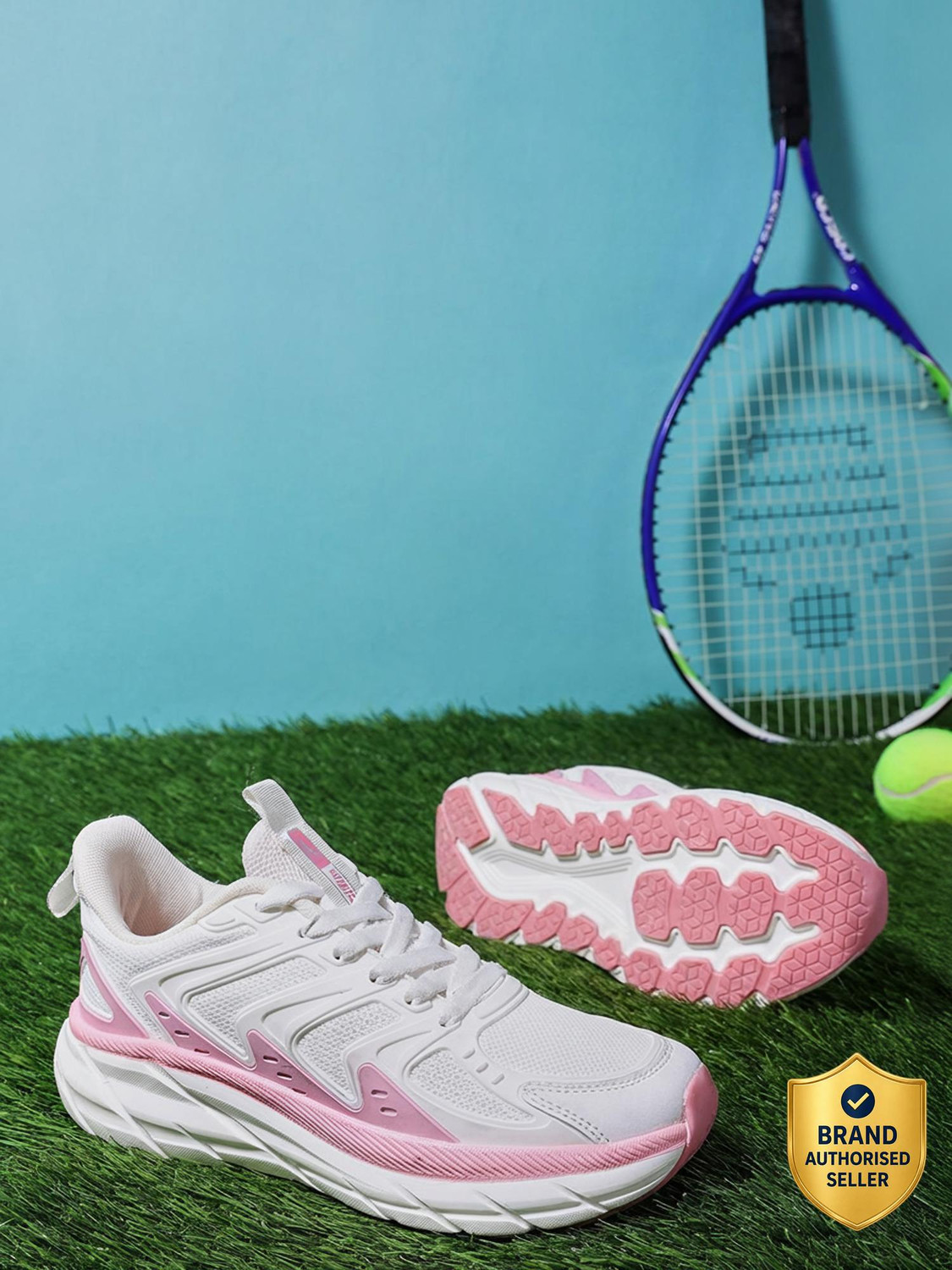 Image of action Athleo KIA-205 Comfortable Trendy Lightweight Durable Sports Lace-Up Running Shoes For Women