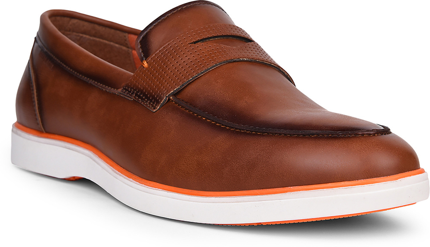 Image of Bata Men's Casual Slipon Shoes - Tan - ( 6 UK ) Casuals For Men