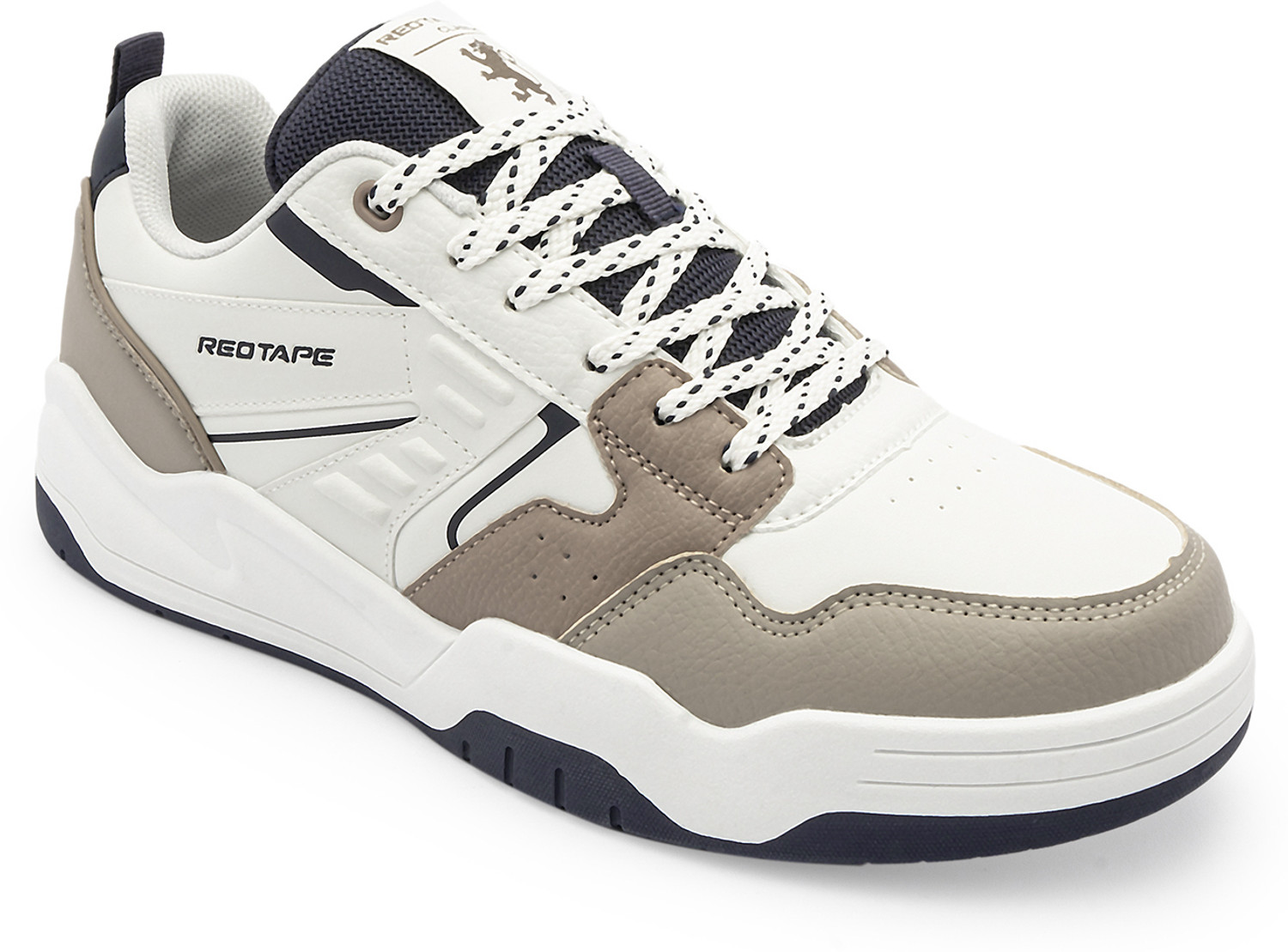 Image of RED TAPE Low Cut Sneaker for Men in Beige White | Sneaker Sneakers For Men