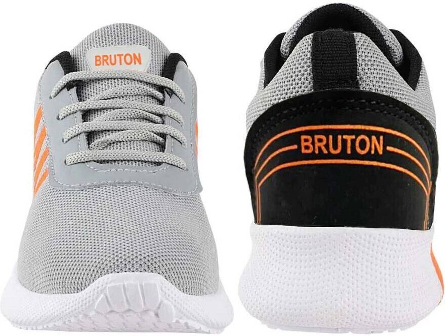 BRUTON Men's Orange Sneakers - Image 5