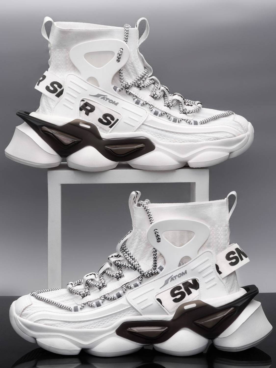 ATOM Gansta1 Men's High-Top Sneakers - Image 3