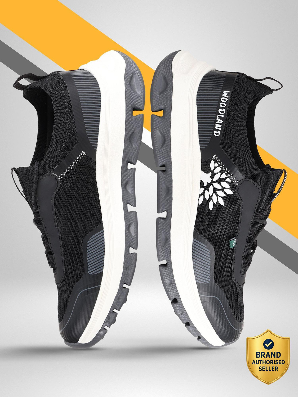 Image of WOODLAND Running Workout Lightweight Breathable Performance Running Shoes For Men