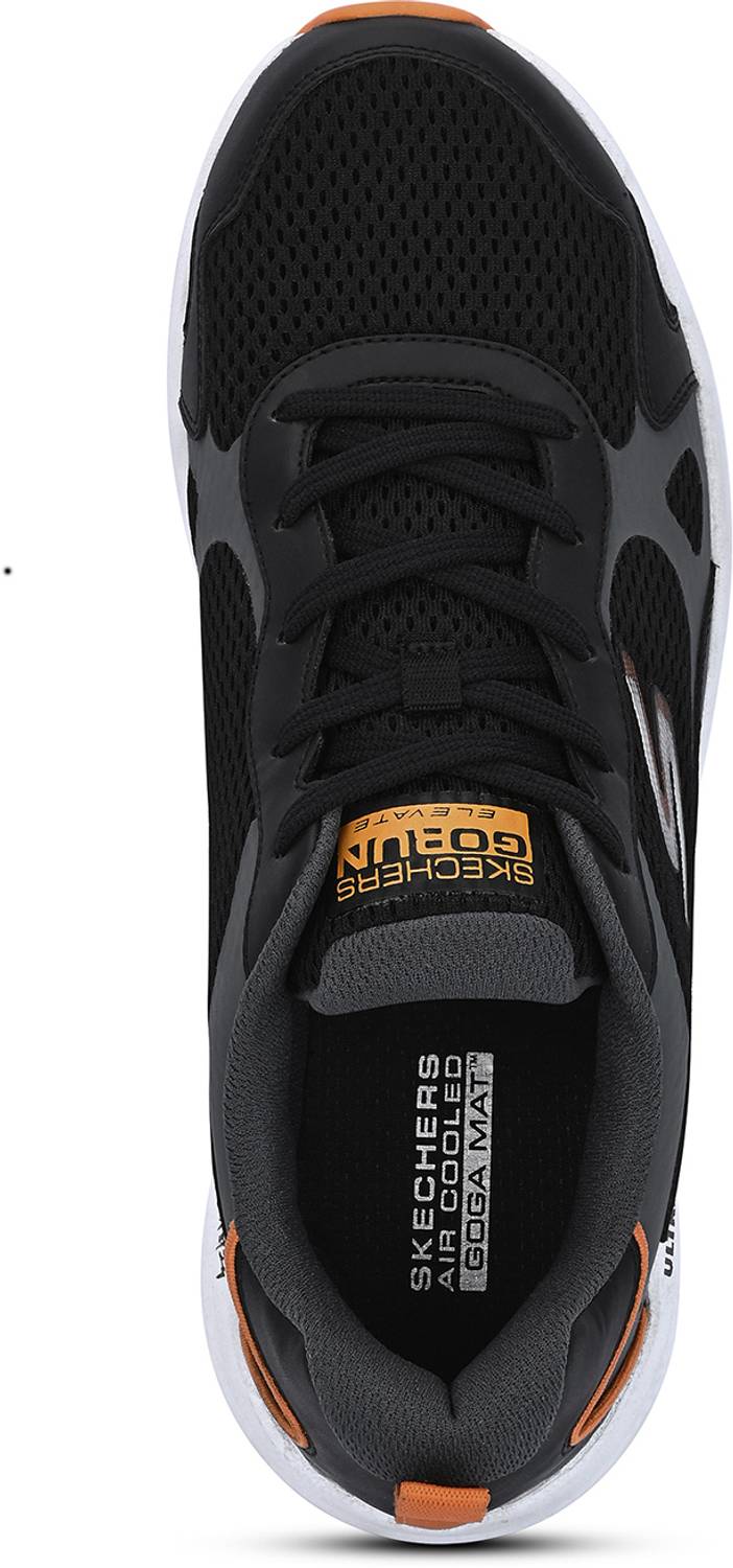 Skechers GO RUN ELEVATE Black Men's Sneakers - Image 2