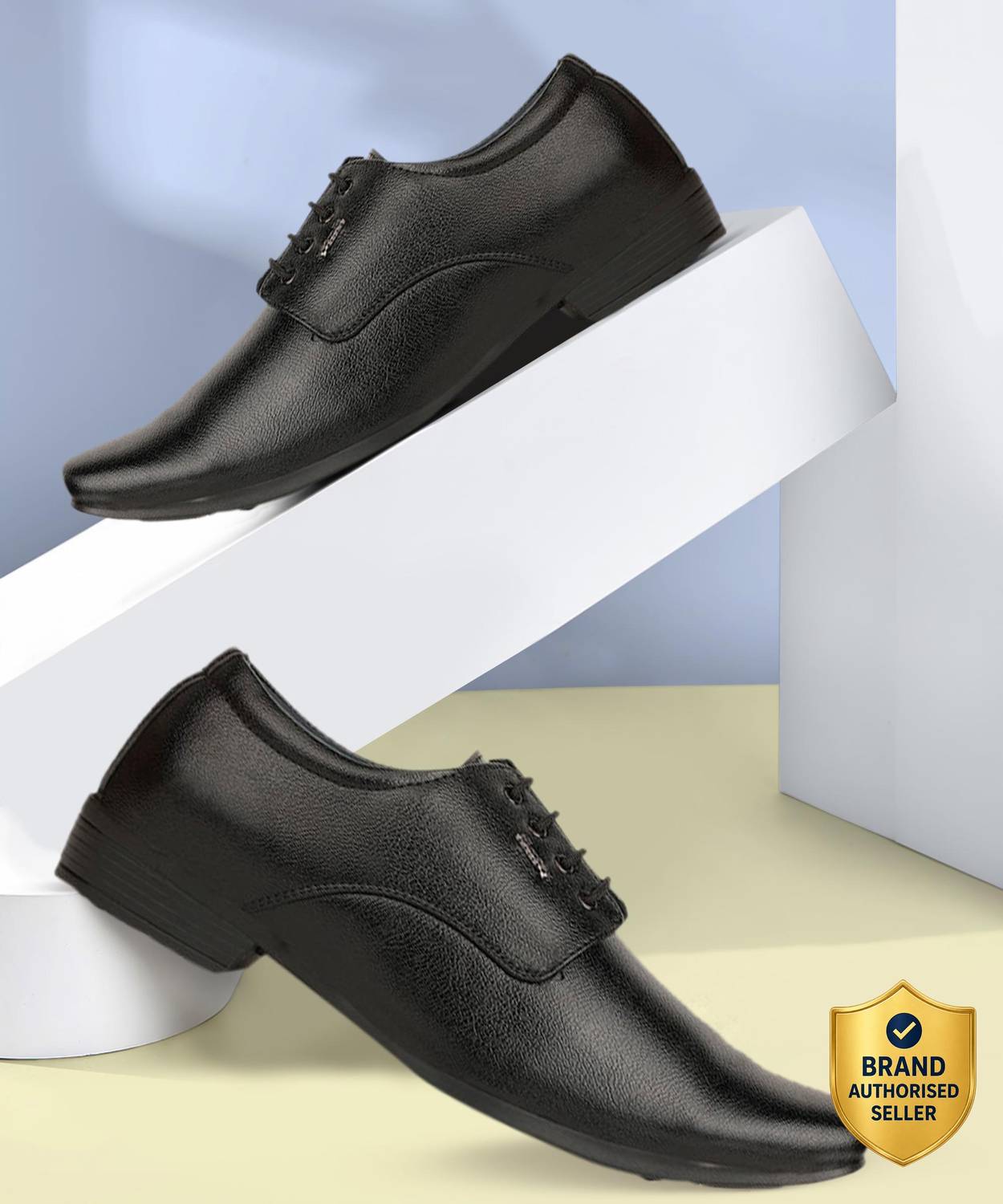 Bata Men's Black Derby Shoes