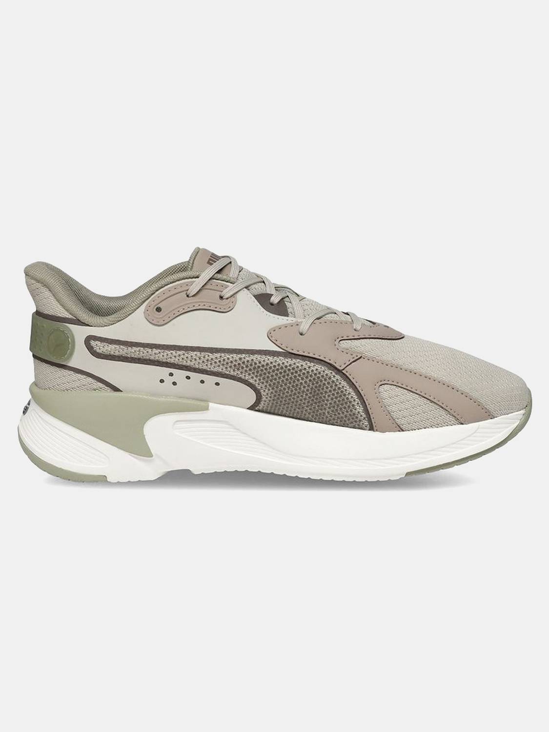 PUMA Softride SwiftSlip Running Shoes For Men (Beige , 10)