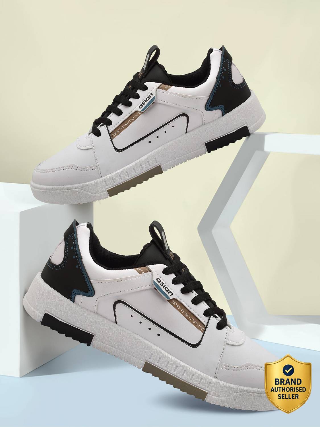asian Tarzan-01 White Sneakers