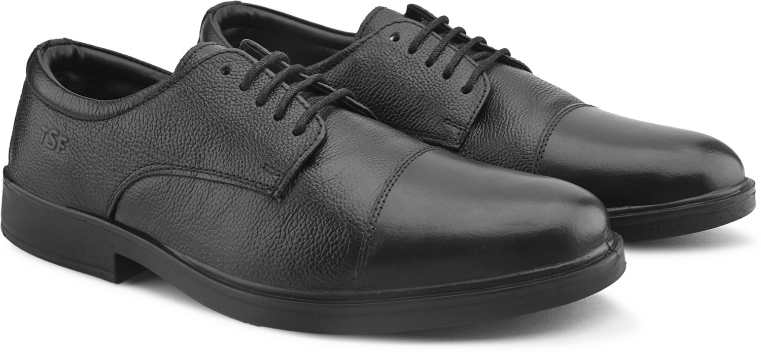 Image of TSF KIM-32 BLACK-40 Lace Up For Men