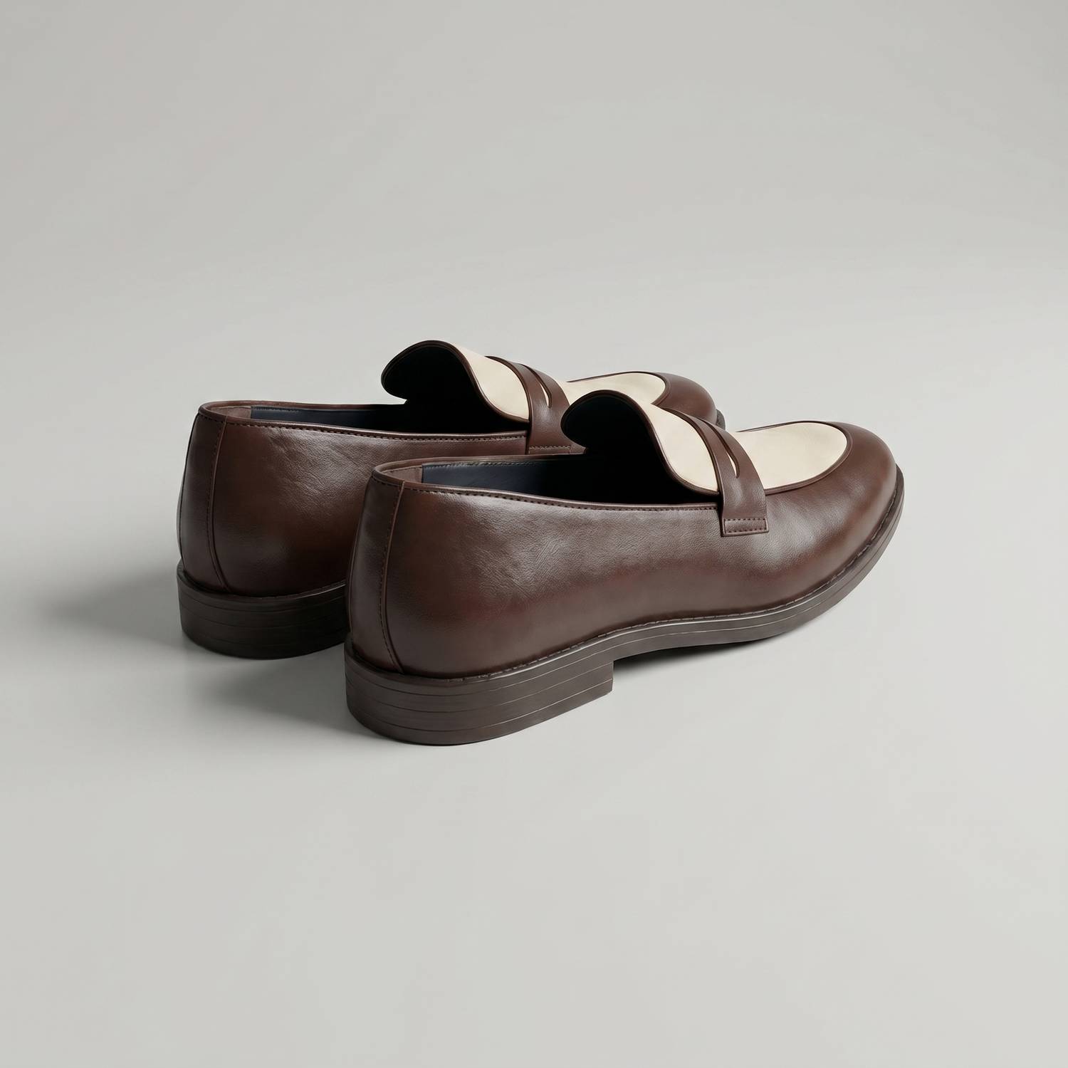 Good People Bicolor Penny Loafer Brown - Image 4