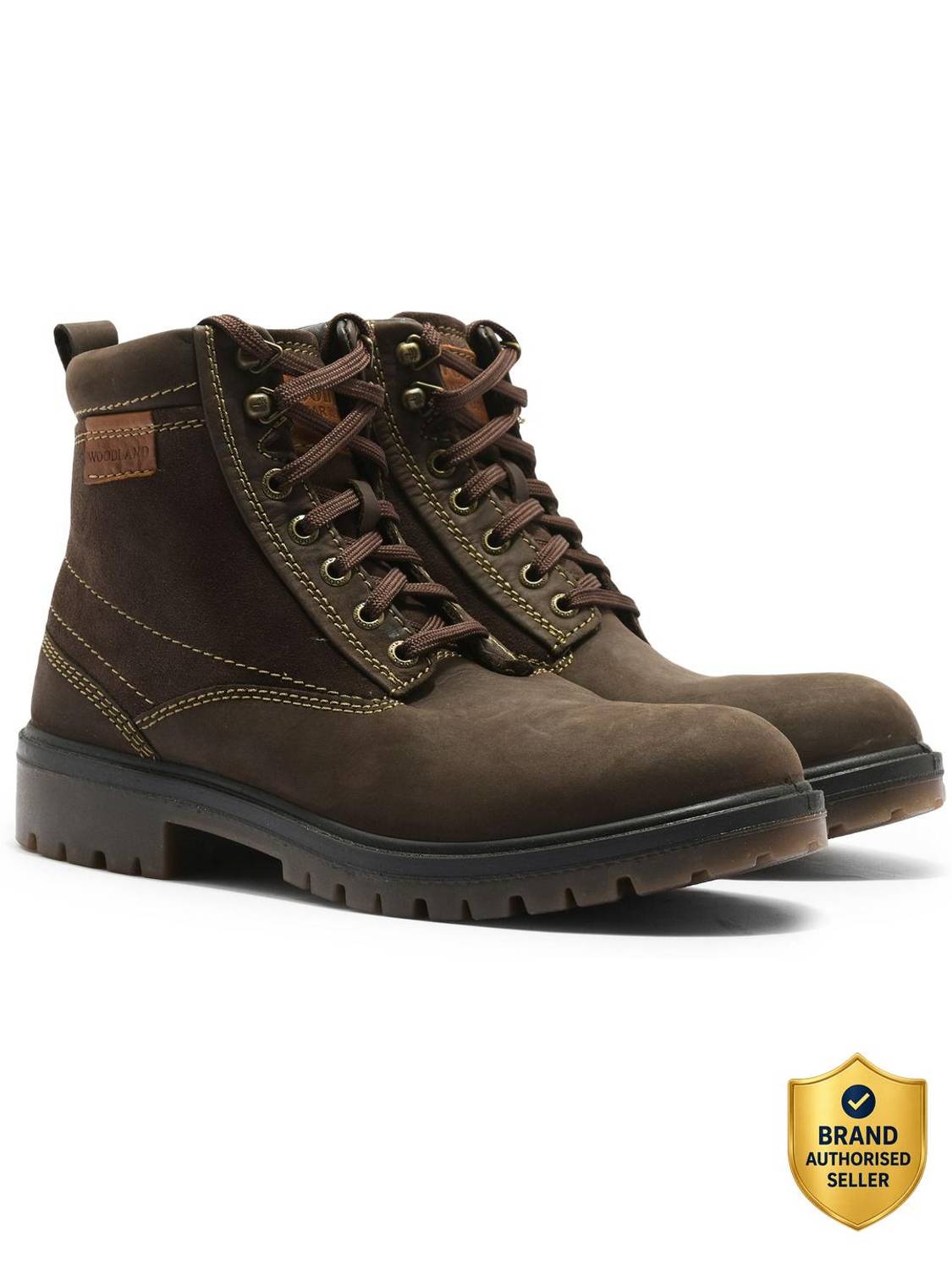 WOODLAND Outdoor Durable High Ankle Boots for Men