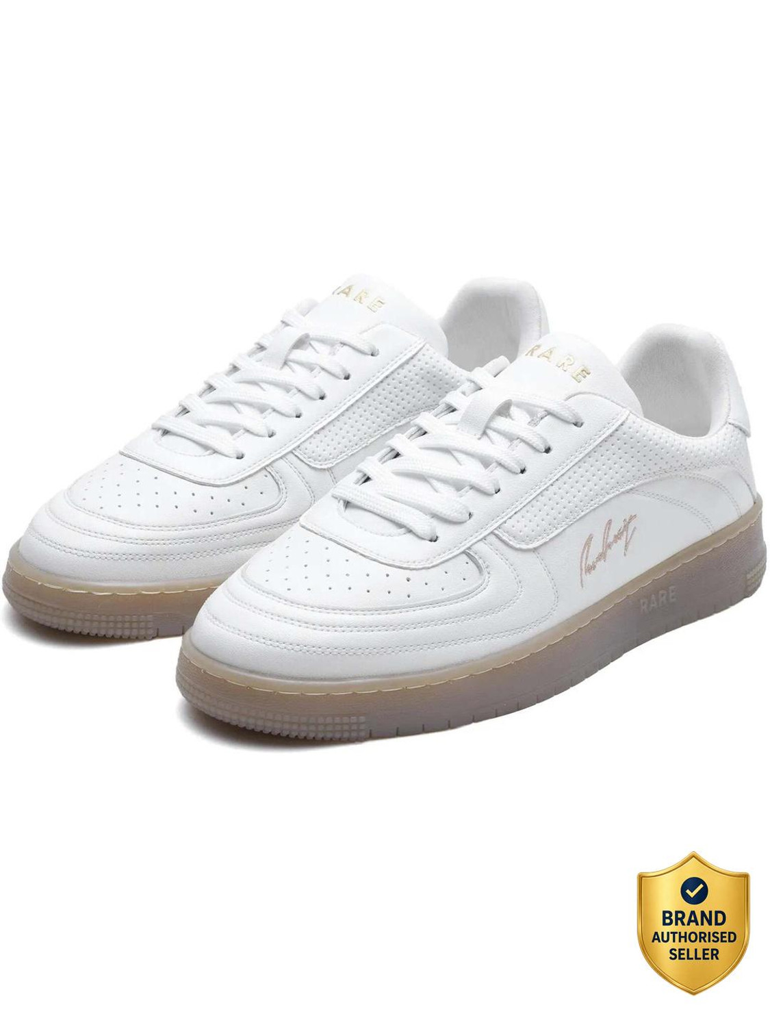 Image of Rare Rabbit AGNO WHITE PRIMARY Sneakers For Men