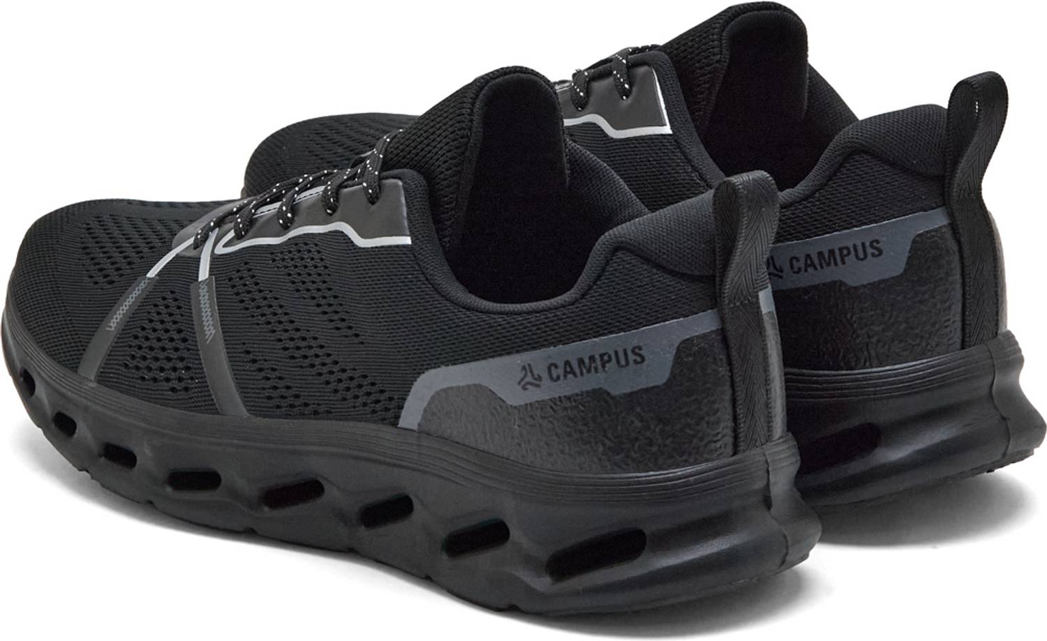 CAMPUS ELVRO Black Running Shoes For Men - Image 3