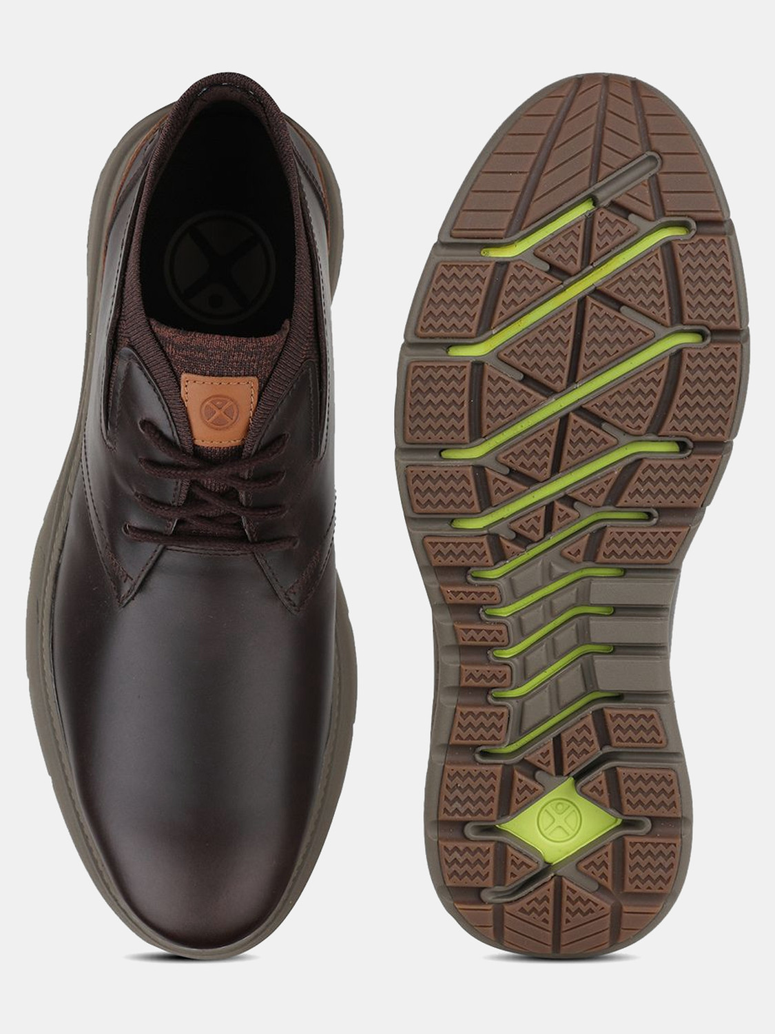 Image of HUSH PUPPIES Men Casual Ankle Length Shoes - Brown (9Uk) Slip On For Men