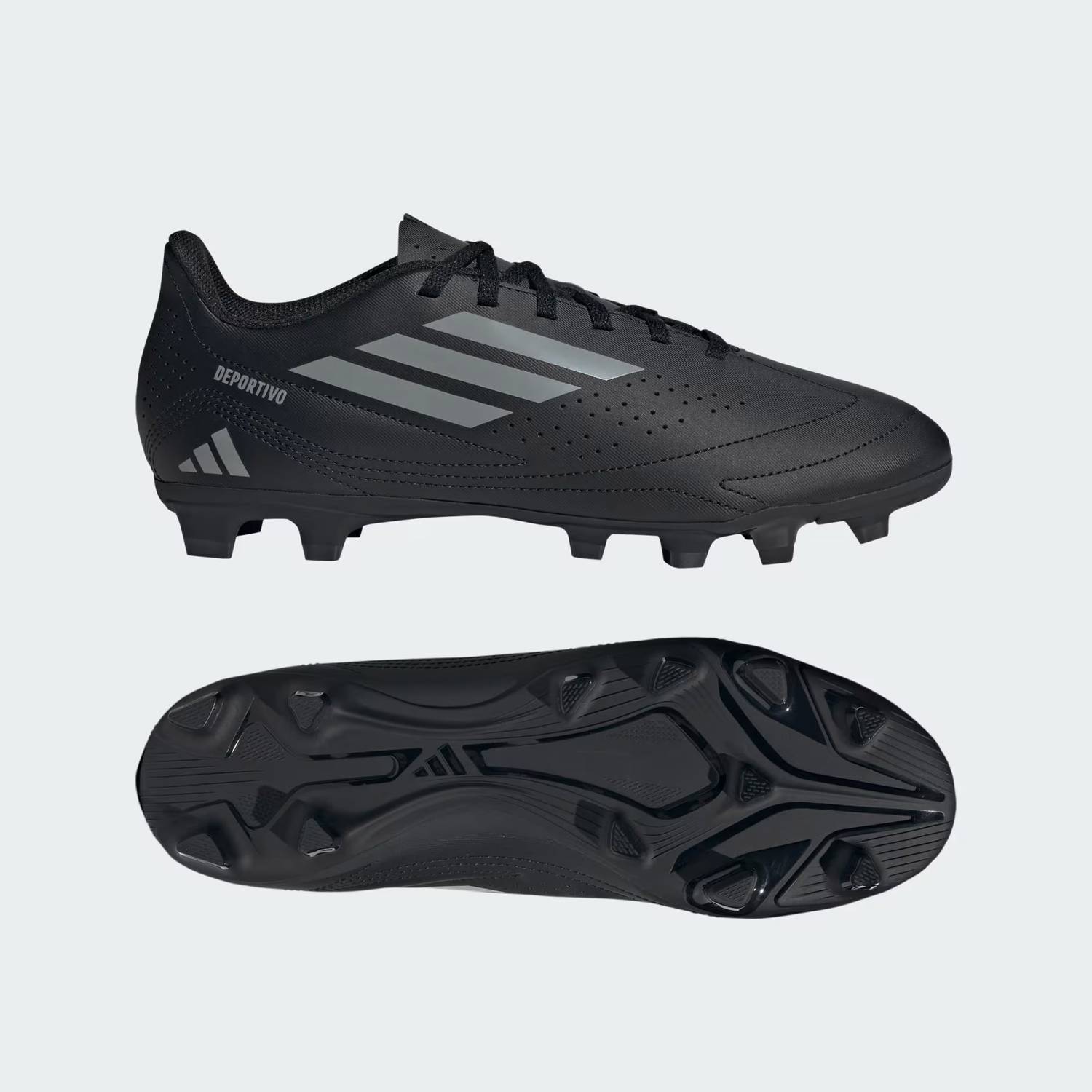 Adidas Deportivo III FXG Black Football Shoes - Image 3