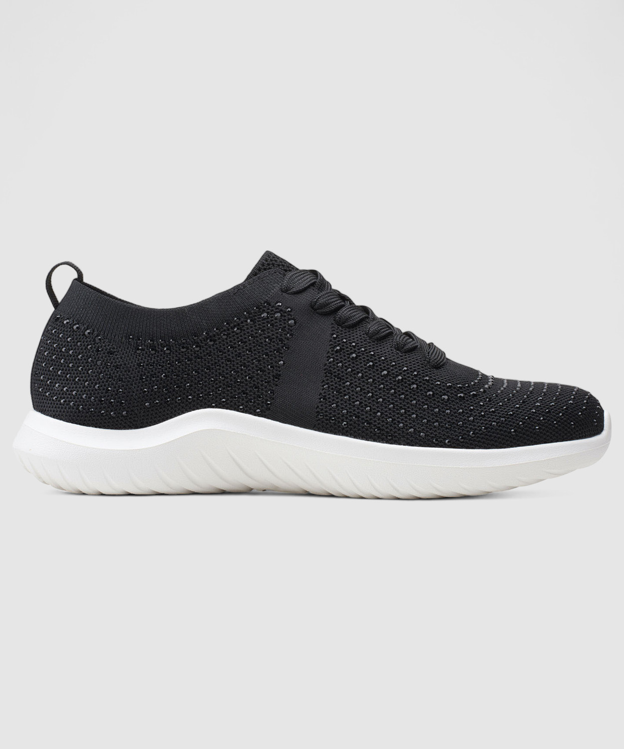 Image of CLARKS Nova Spark BLACK Casuals For Women