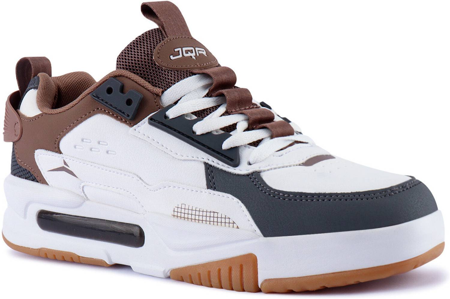 JQR SIGNATURE Men's White Sneakers - Image 2
