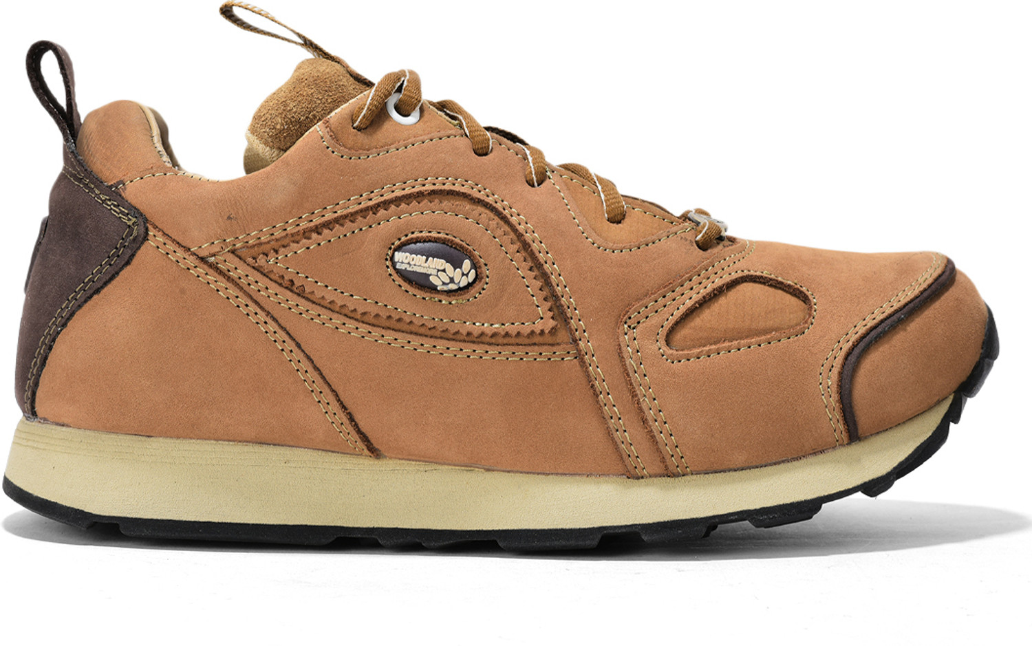 Image of WOODLAND Lace Up Lightweight Breathable Comfortable Daily Use Casuals For Men (Brown, 9)