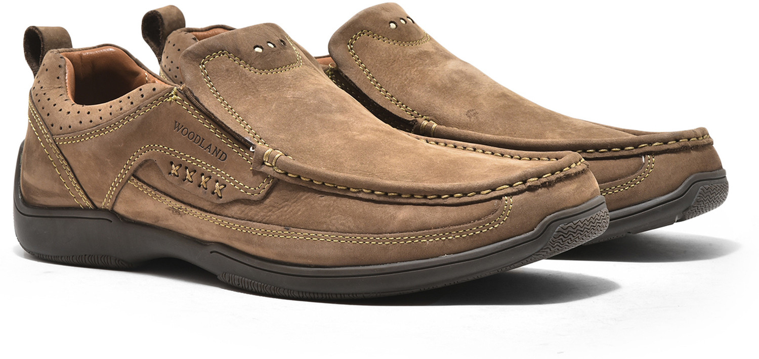 Image of WOODLAND Slip On Lightweight Comfortable Easy Wear Casuals For Men