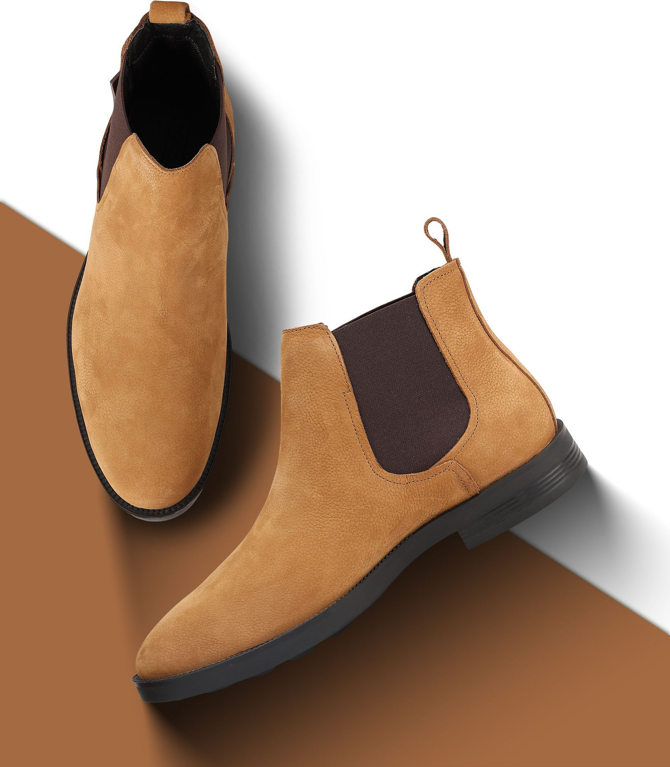 Image of WOODLAND Outdoor Durable Comfortable Everyday High Ankle Boots For Men