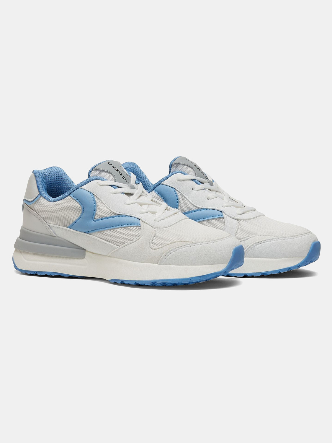 Image of CAMPUS DERBI Casual Shoes | Breezy Mesh Upper | Anti-Slip Sole Design | Stylish Lace-Up Sneakers For Women