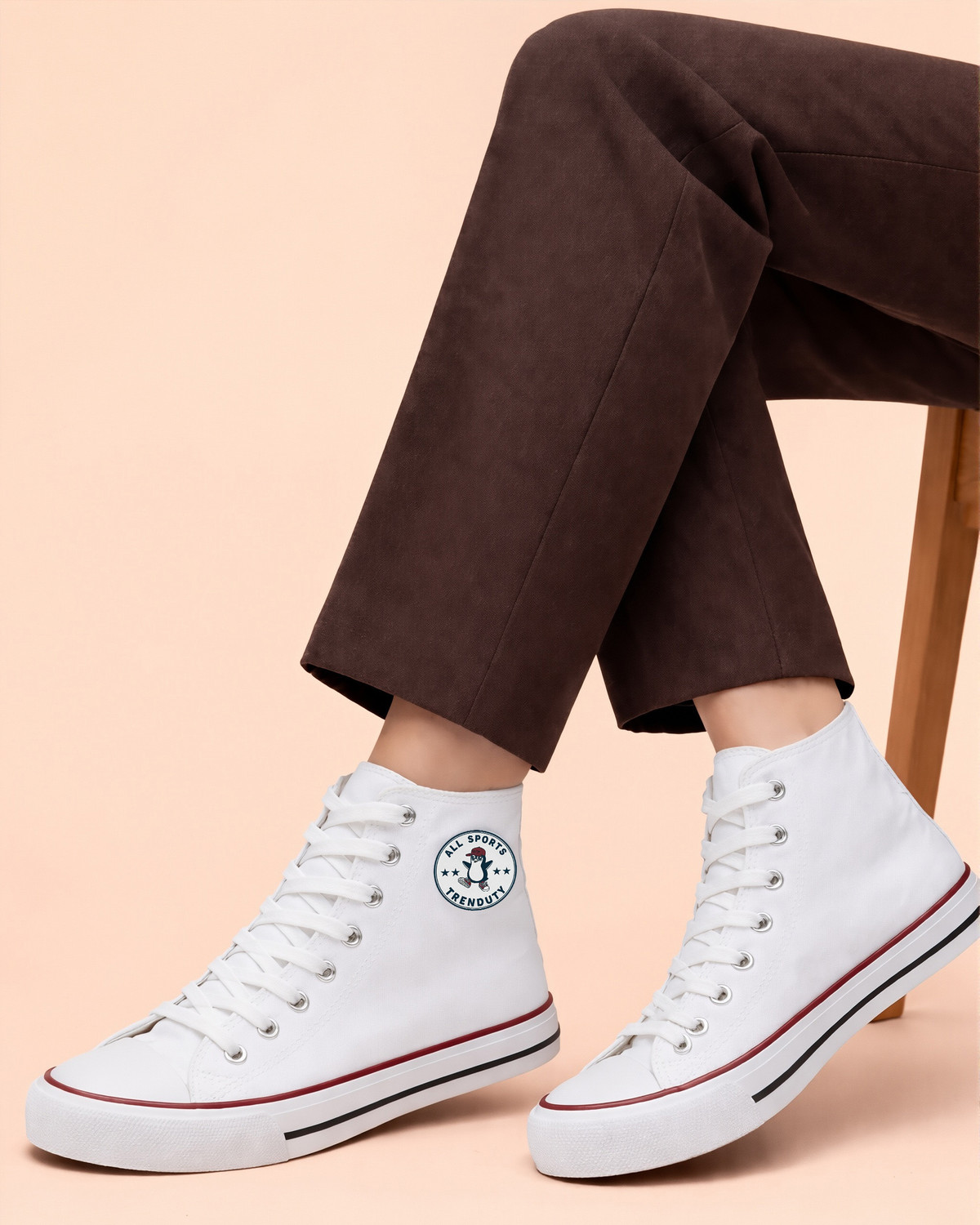 Image of TRENDUTY Canvas High top Shoes Sneakers for Women High Tops For Women