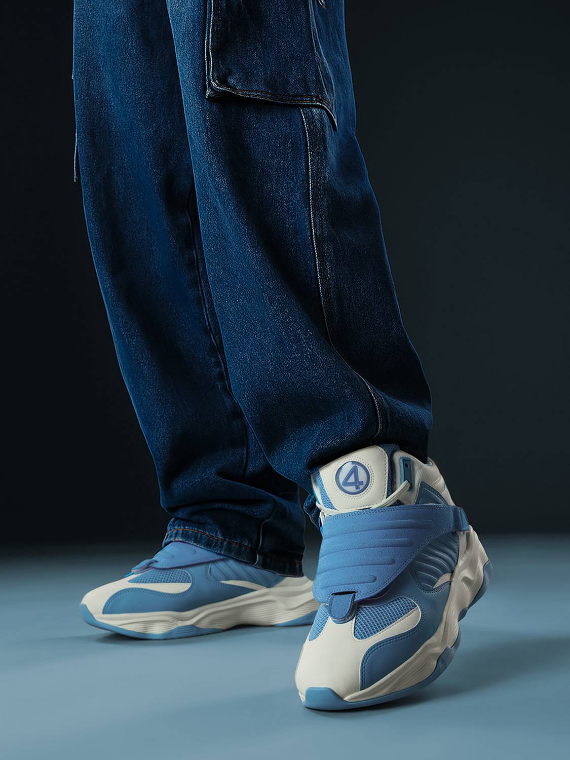 The Souled Store Fantastic 4 Quantum Step Sneakers Blue - Image 5