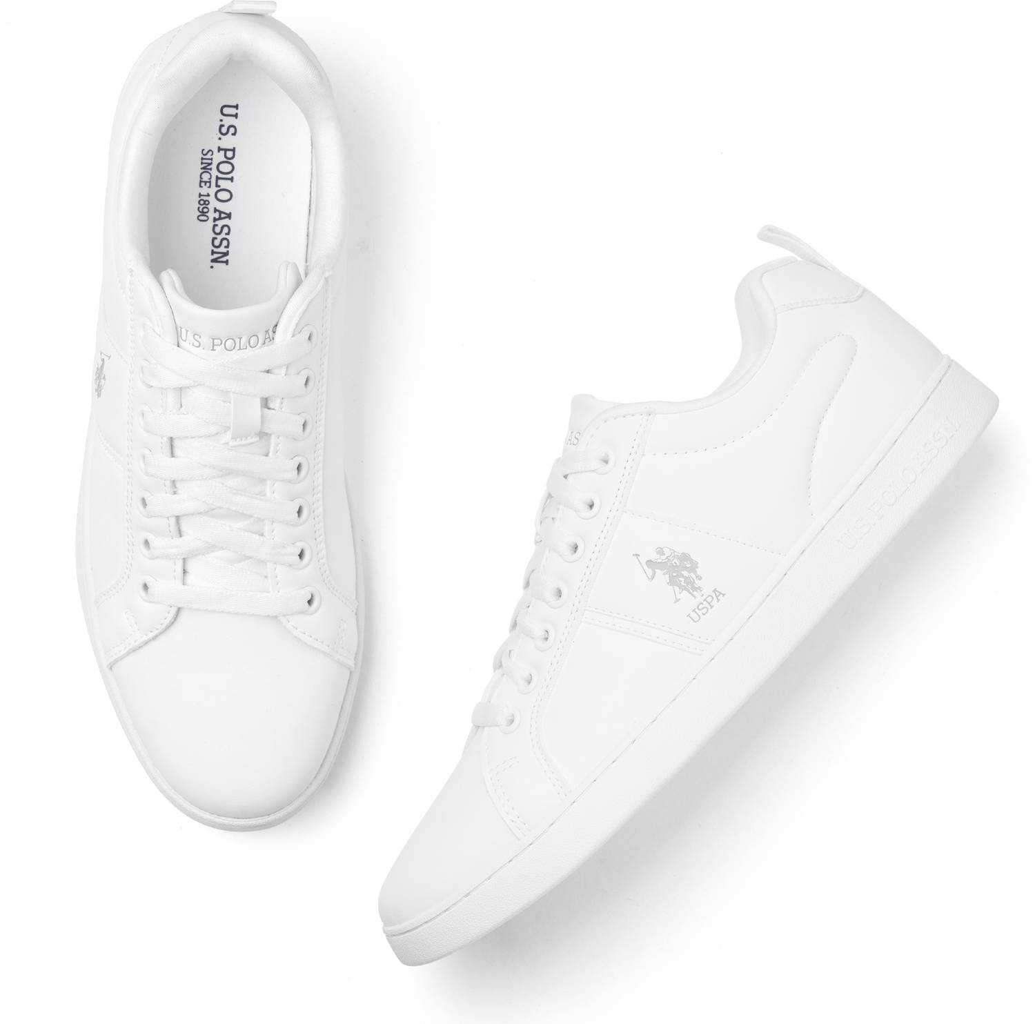 U.S. POLO ASSN. DORIM 2.0 White Sneakers - Image 1