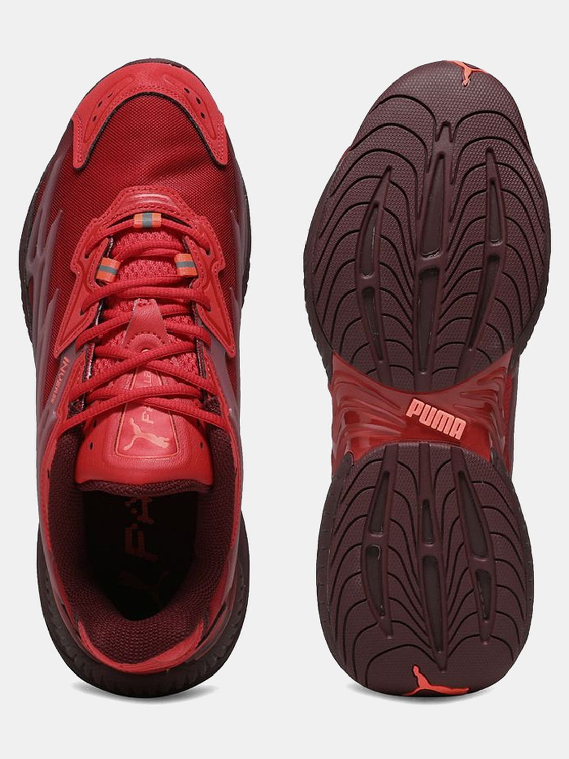 Image of PUMA Inverse Parallel Rio Red Sneakers For Men