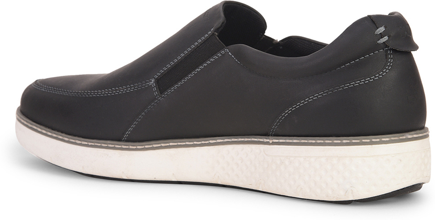 Image of Weinbrenner Bta Mens Black Slipon Style with Comfort and Elegance Perfect for Casual Casuals For Men