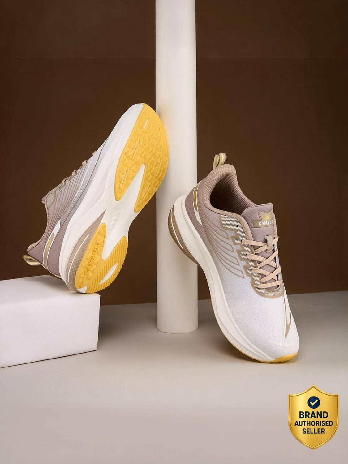 CAMPUS DRIVO Running Shoes For Men White - Image 1