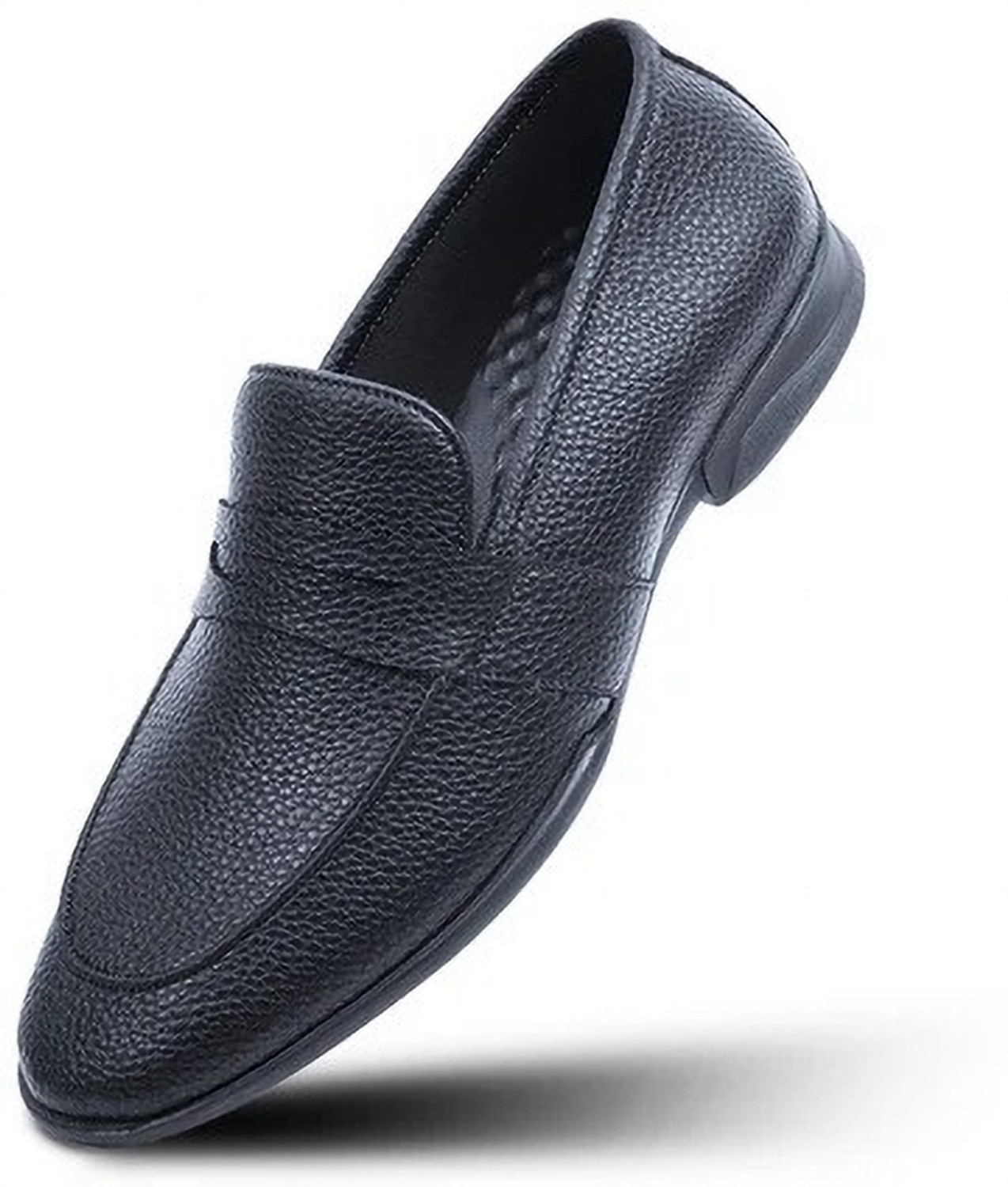 MONKSTORY Monkstory Atelier 1950 Flex Penny Loafers 360 - Black Loafers For Men
