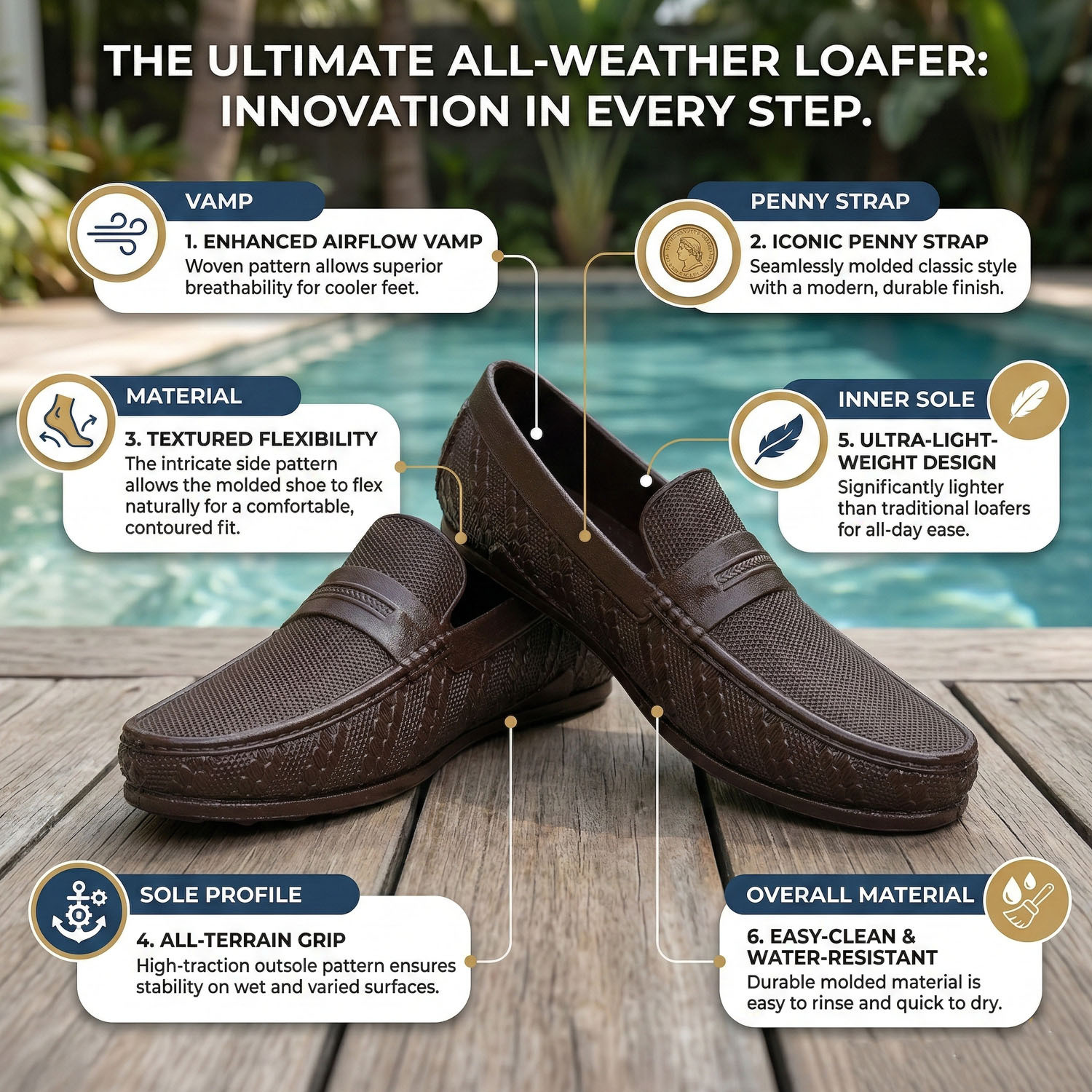 Image of AJANTA Loafers For Men