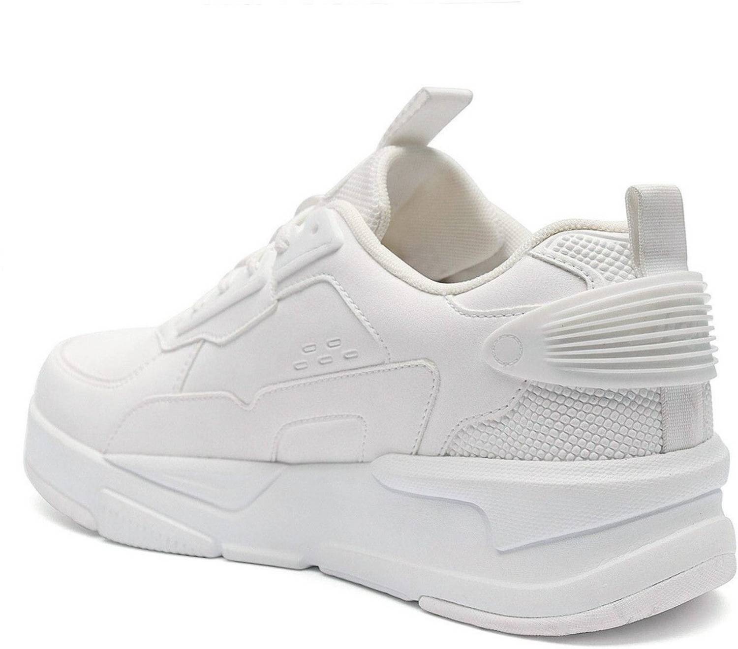JQR SIGNATURE Men's White Sneakers - Image 5
