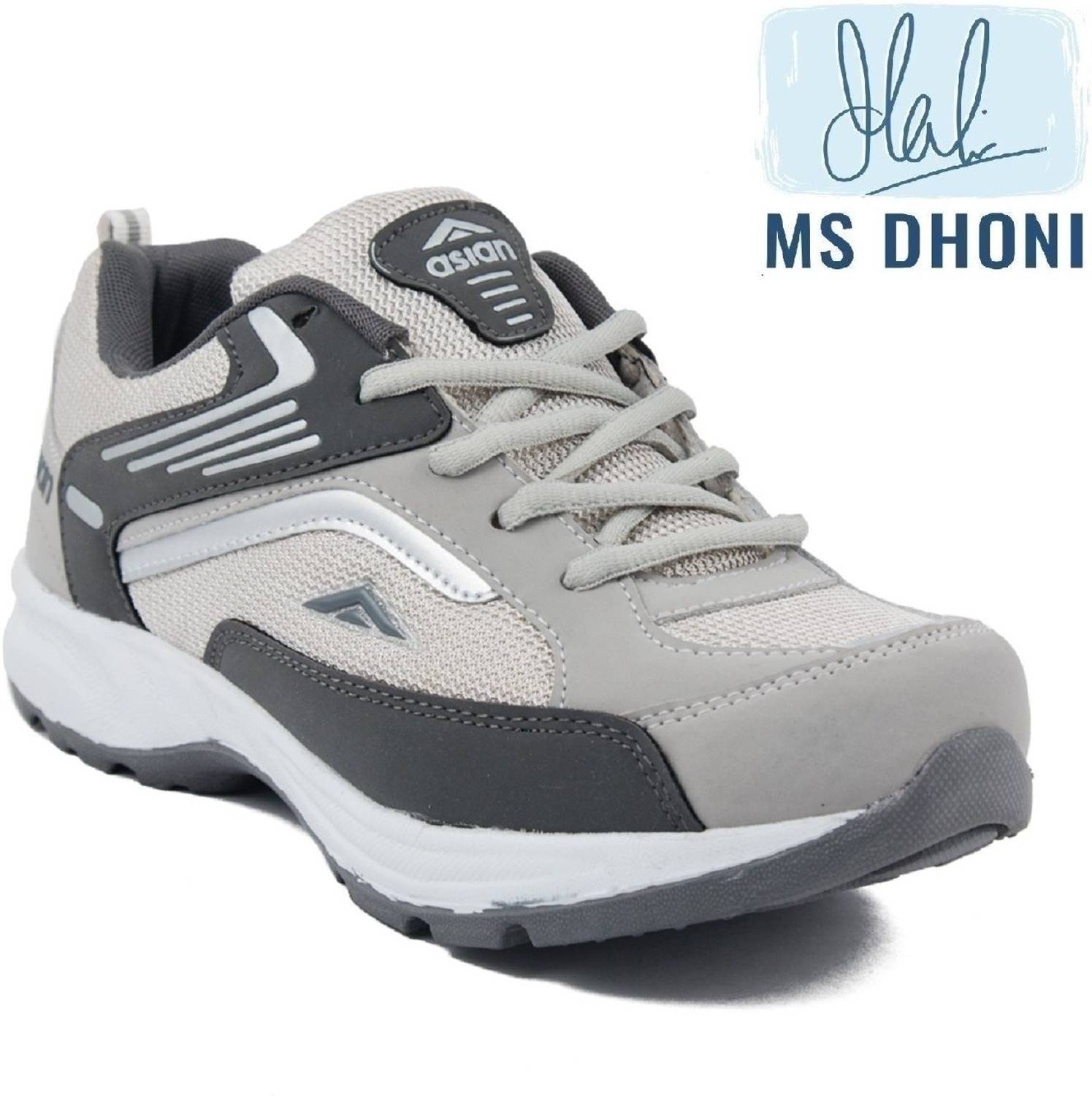 asian Future-01 Men's Running Shoes, Gray - Image 2