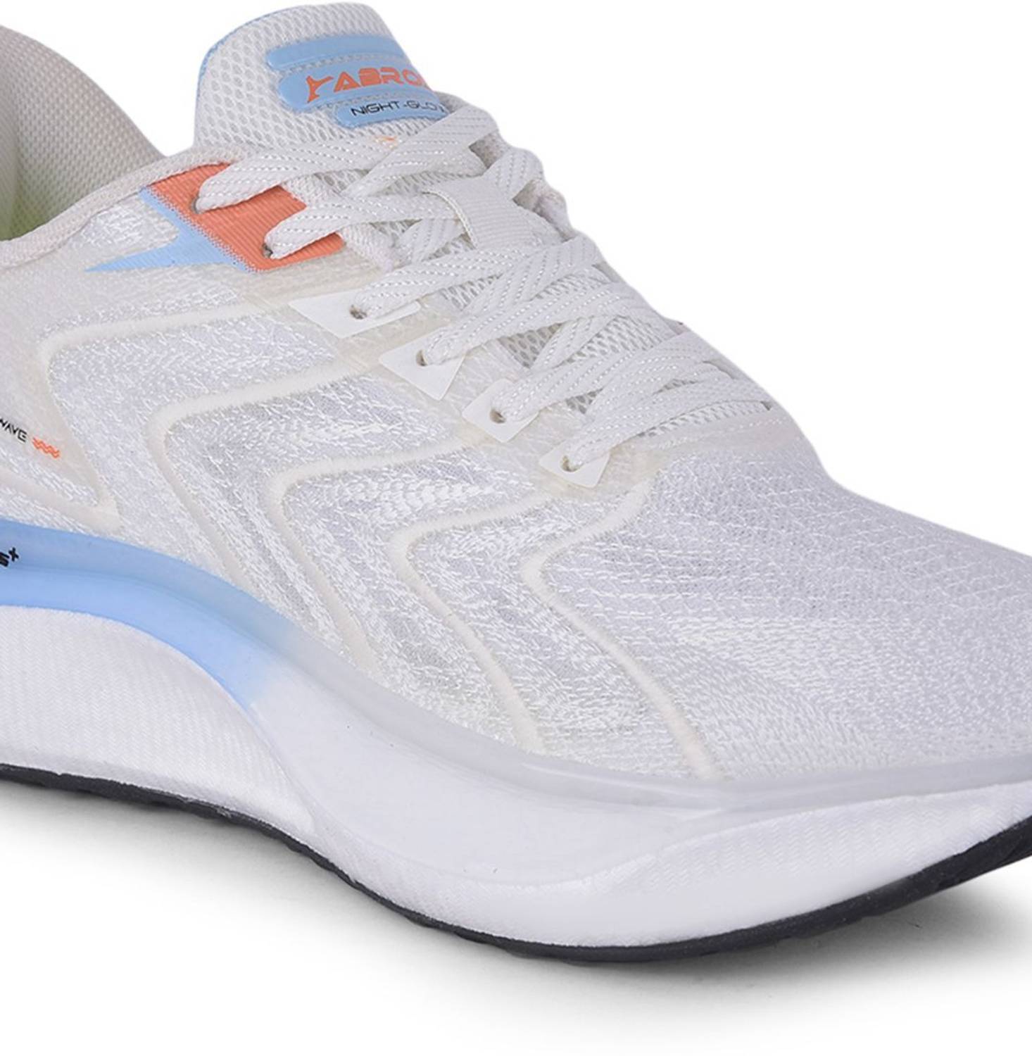 Abros CRYPTO White Running Shoes For Men - Image 5