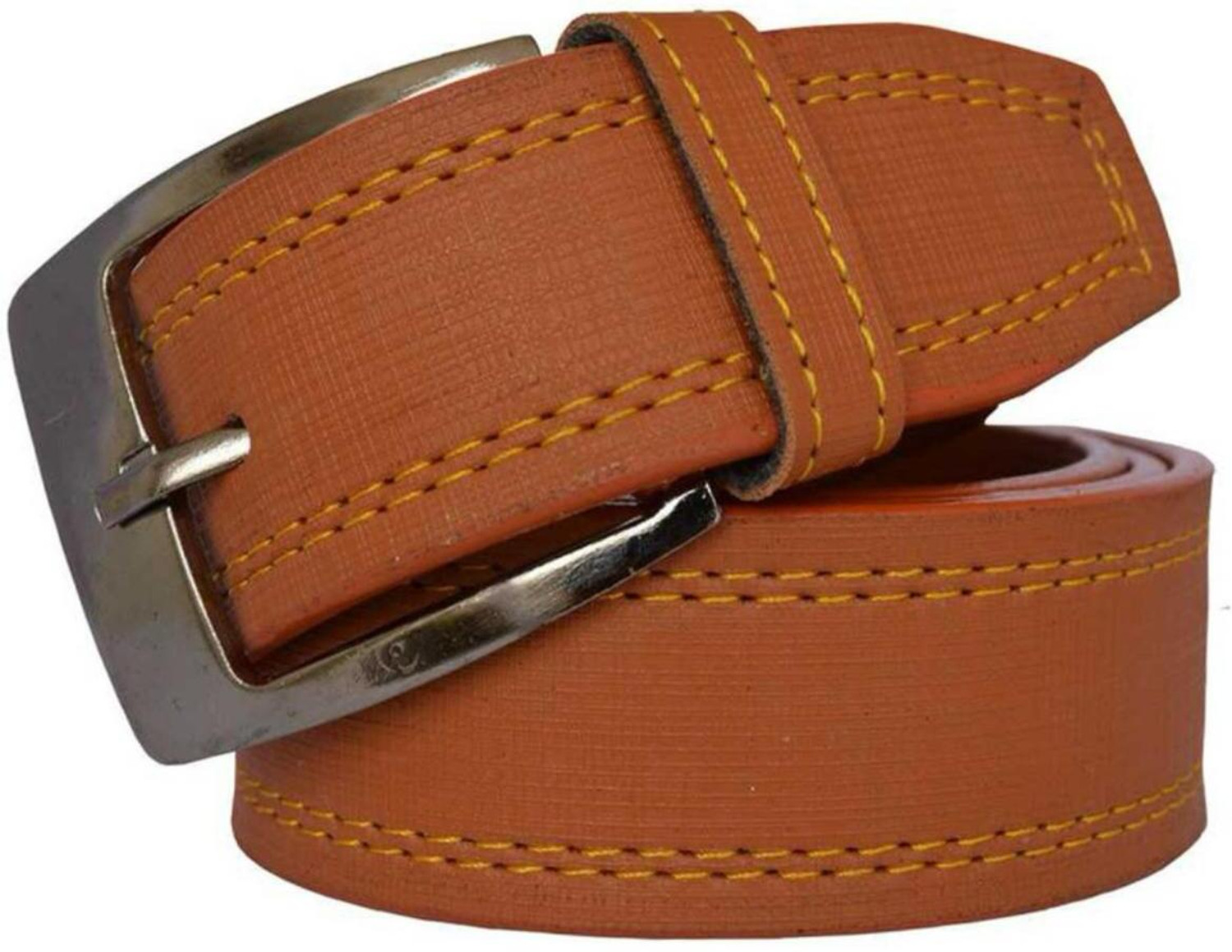 Image of Kalsi Men Brown, Tan Artificial Leather Belt