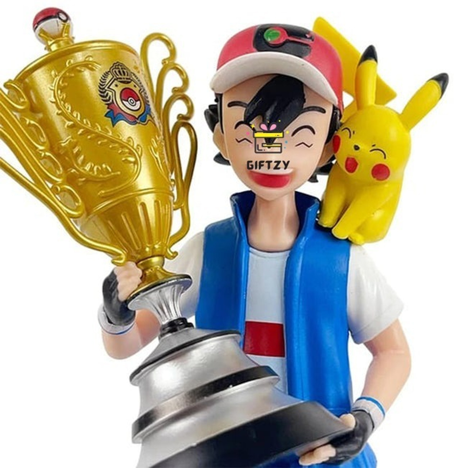 Image of GT Gala Time Pokemon Ash with Pikachu 18 cm Action Figure Collector Display Toy
