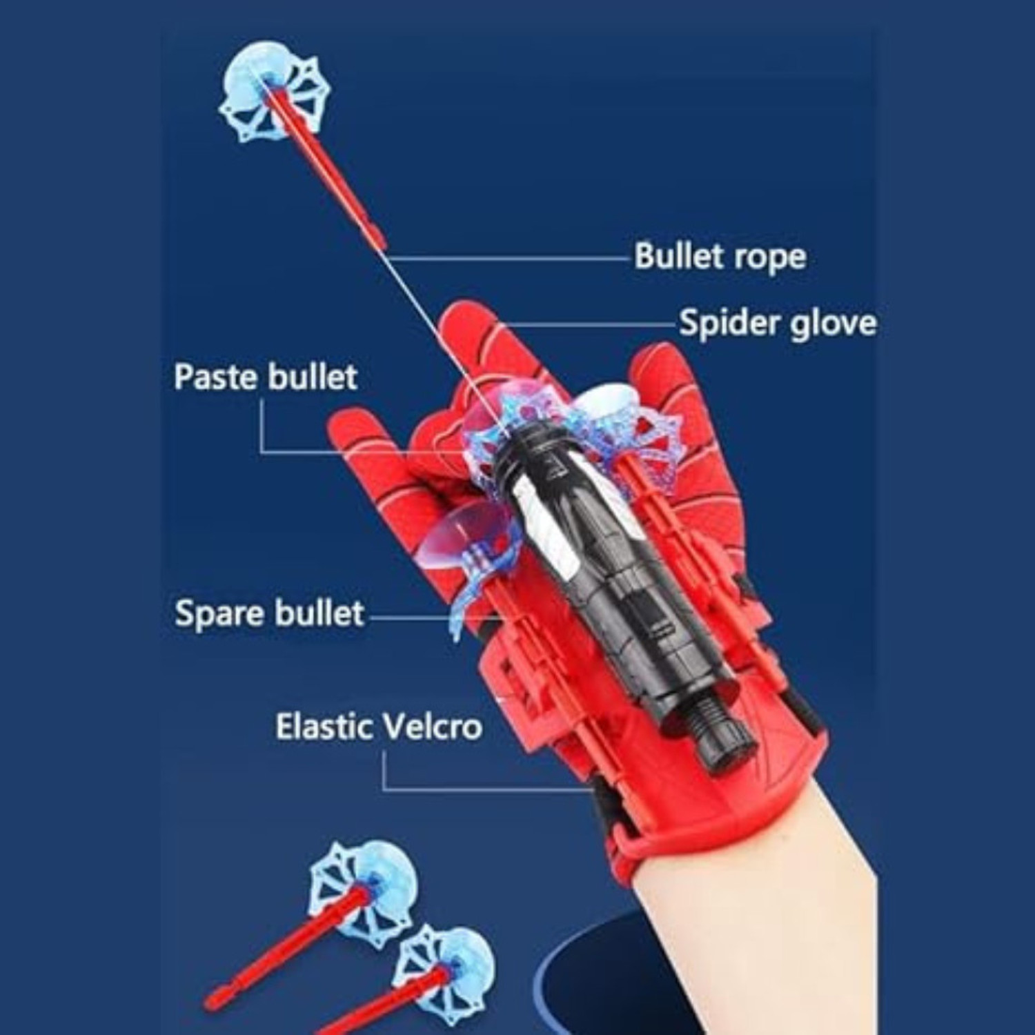Image of DHRIX Spider Web Shooters Toy For Kidss Armor Sets