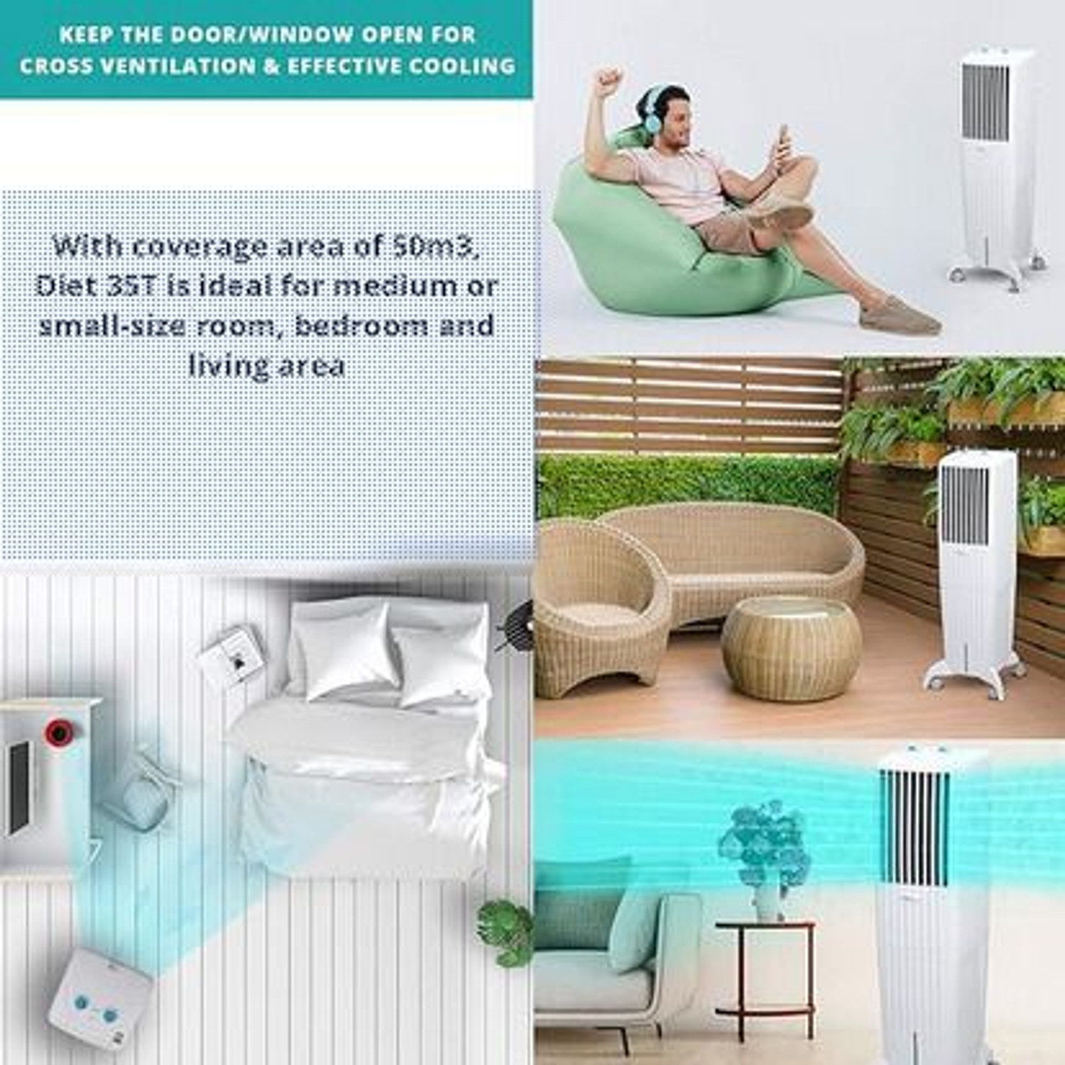 Image of Symphony 35 L Room /Personal Air Cooler