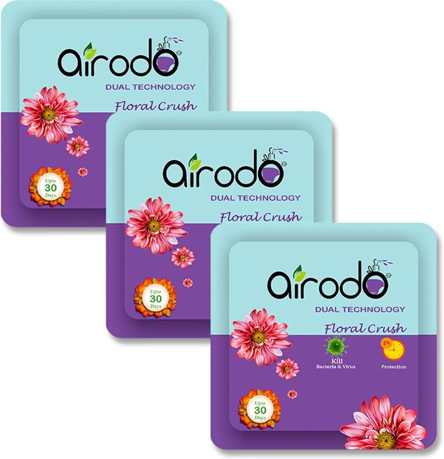 AIRODO Air Freshener Power Pocket Gel | Long Lasting Premium Fragrance Booster Refill Air Freshener Citrus Blast Pocket Gel | Long Lasting Premium Luxury Fragrance Booster