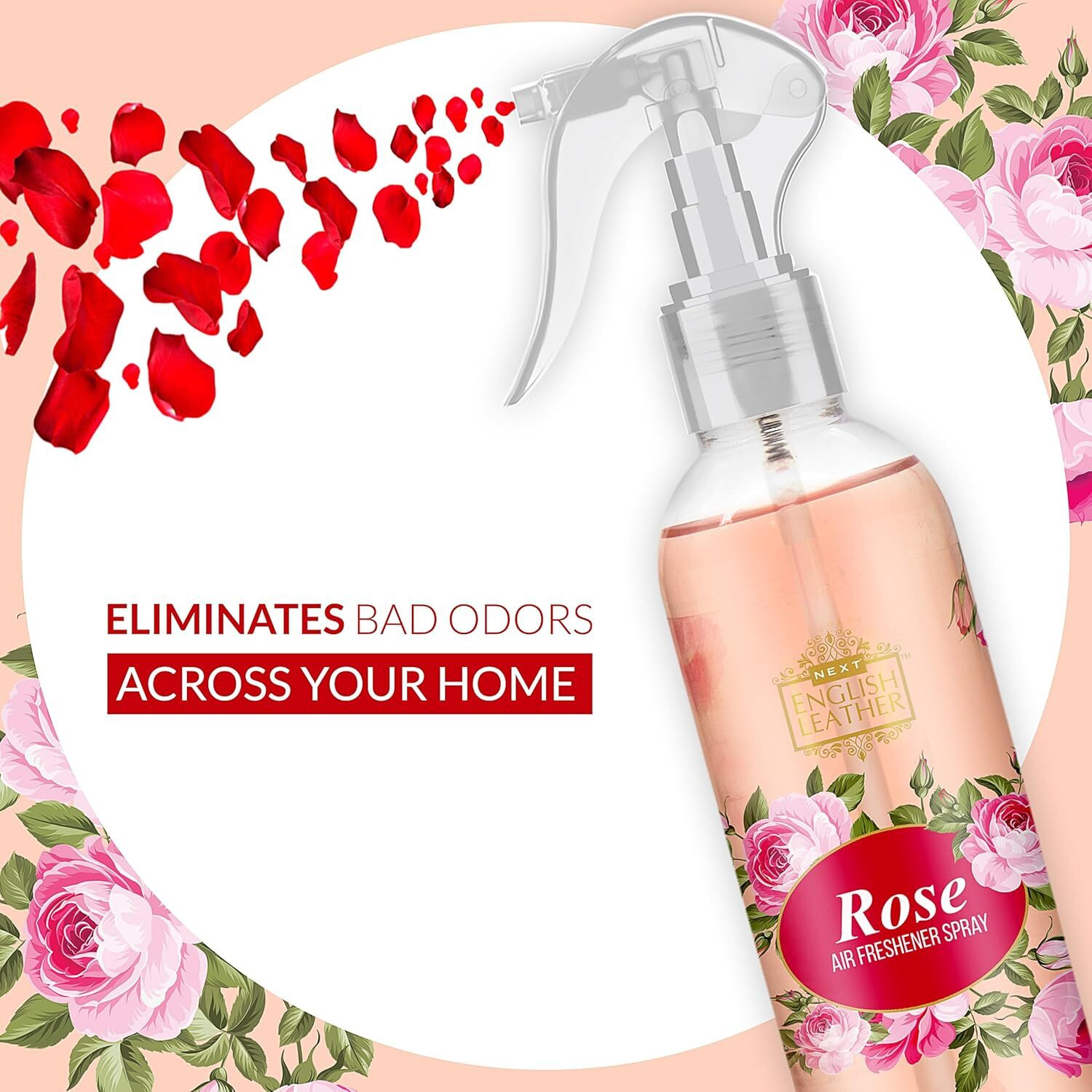 Image of NEXT ROSE+ JASMINE & RAJNIGANDHA, AIR FRESHENER Car Freshener Spray ROSE AND JASMINE RAJNIGANDHA