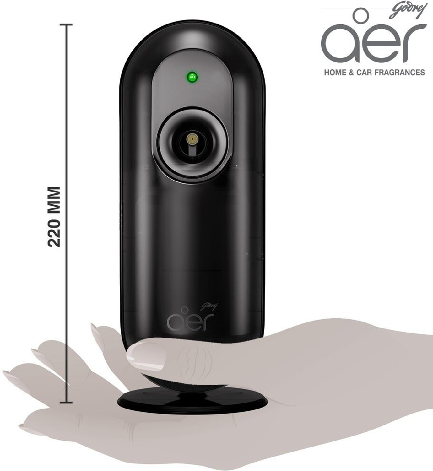 Image of Godrej violet valley bloom Automatic Spray matic automatic air freshener kit with flexi control violet valley bloom