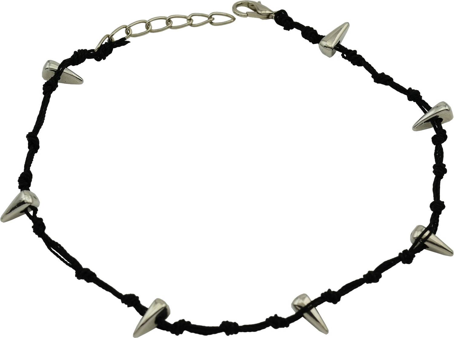 18 Fashion Street Exclusive Black Thread Beaded With Multi Coloured Beads Payal Alloy Anklet