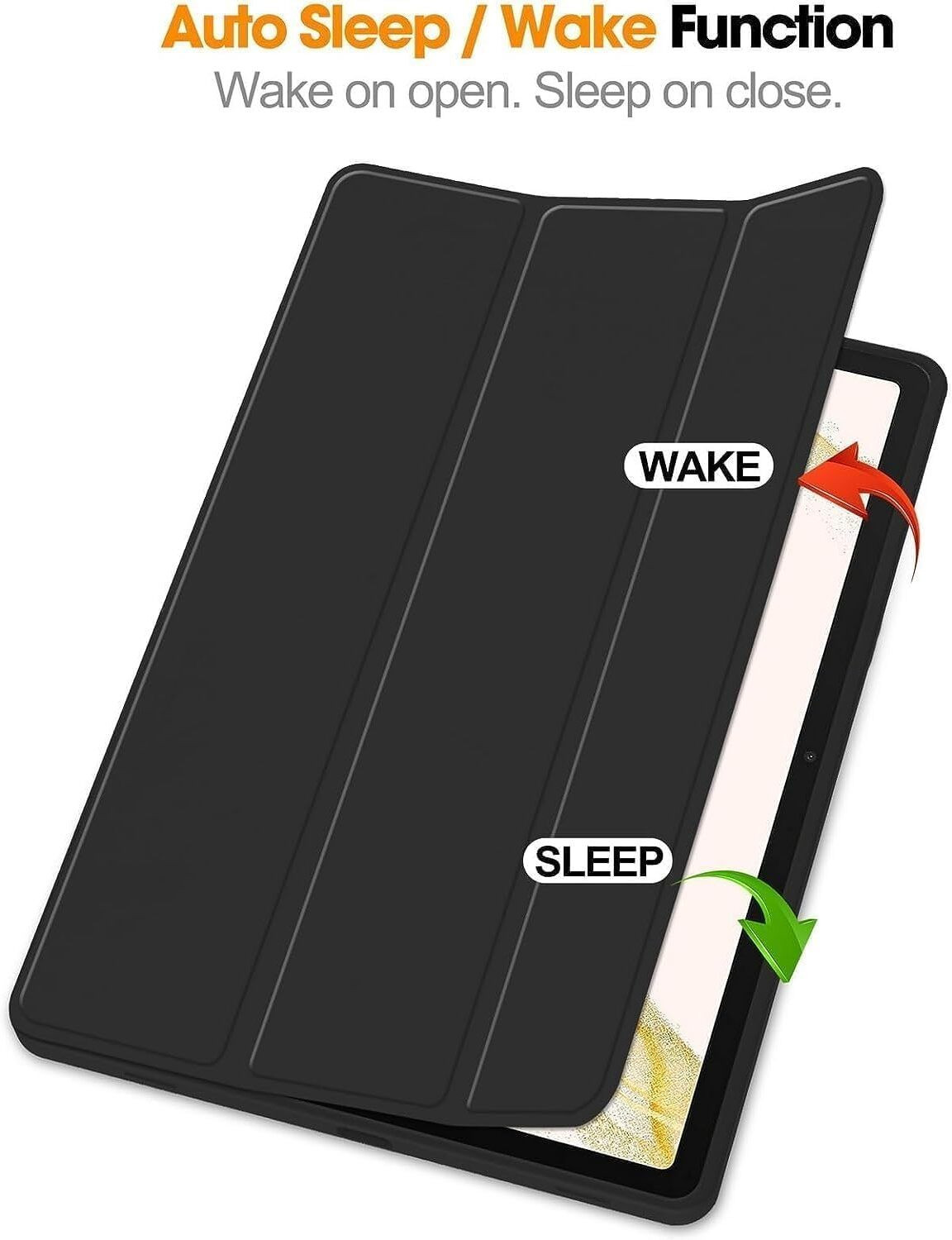 Image of TJK Flip Cover for Motorola Pad 60 Neo 5G (2025) | 11 Inch Tablet | Smart Case with Pen Holder