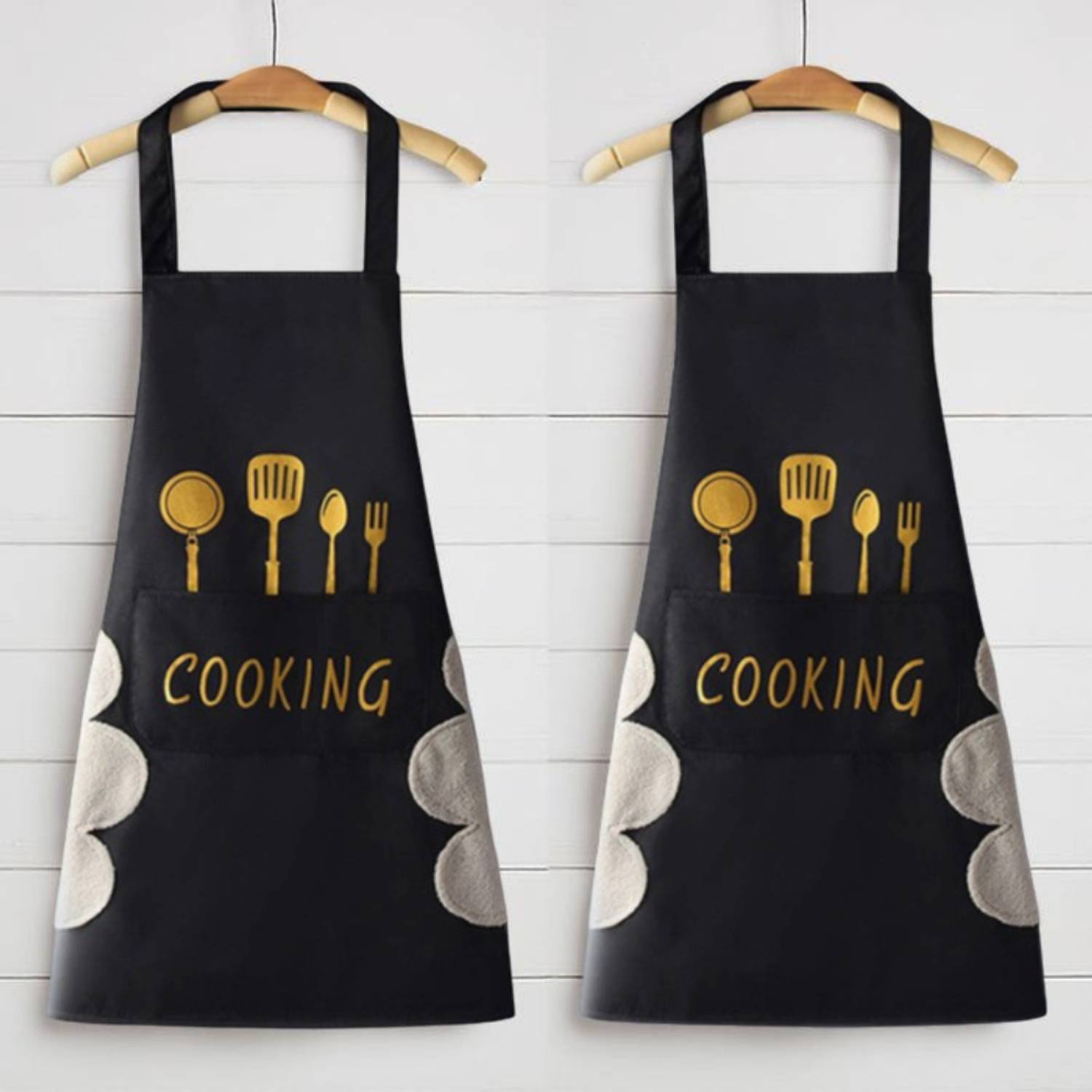 Clipron Cotton Chef's Apron - Free Size