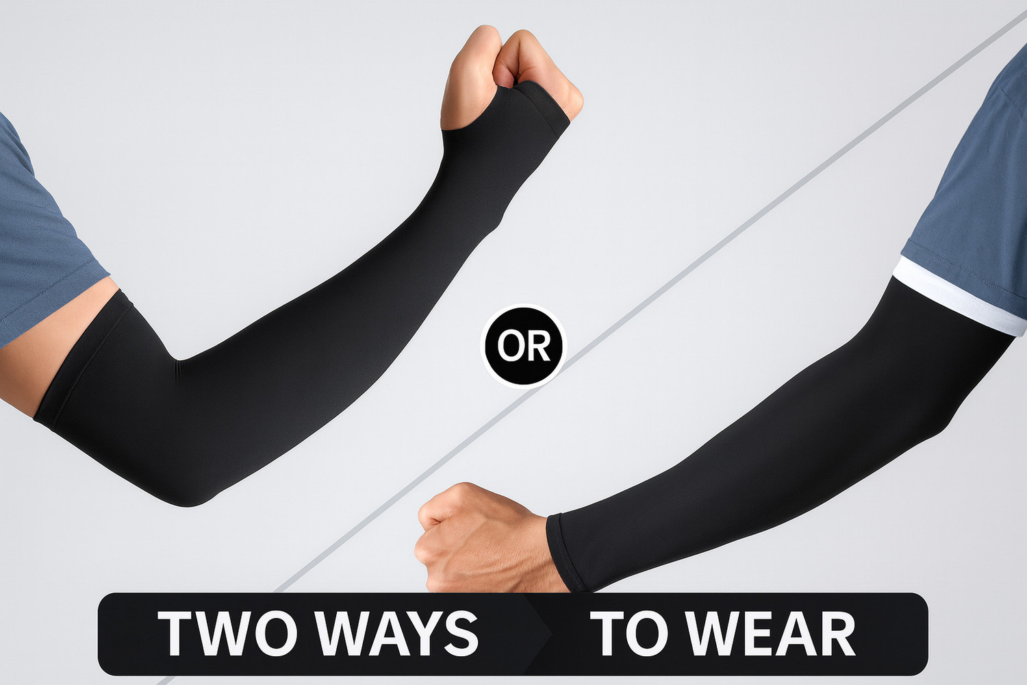 Image of Orvax Polyester, Nylon Arm Sleeve For Men & Women