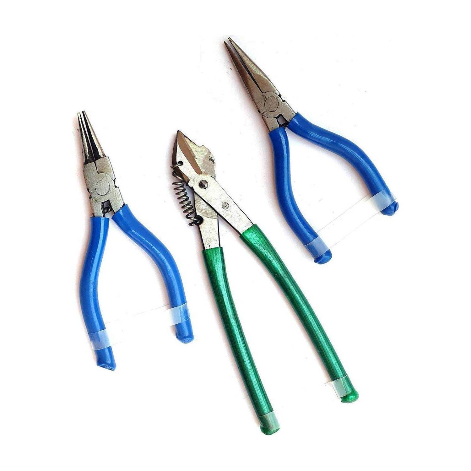 PriyaBeads Silk Thread Jewellery Making Pliers Combo Flat Cutter Plier Pack of 3