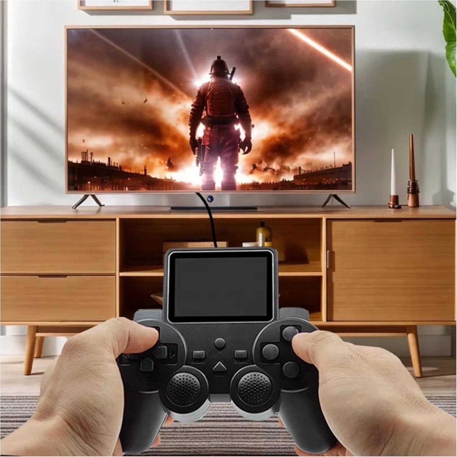 youth gallery S10 Console: 2.4-Inch Screen, Game Controller, 520 Games Black Edition A69 Handheld Gaming Console