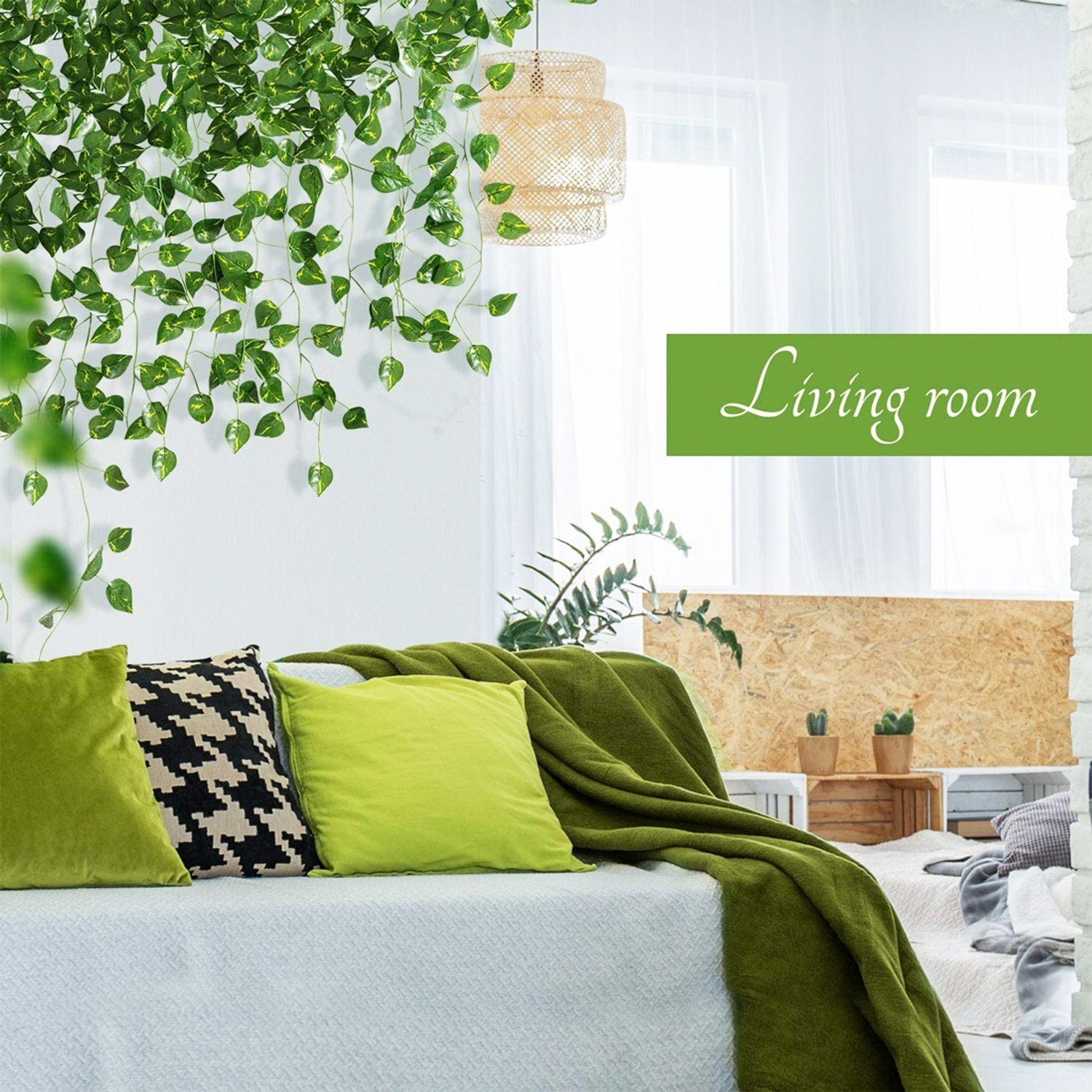 Image of HYPEBEAST Green Hibiscus Artificial Flower